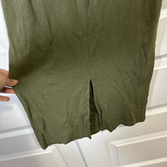 NWT Marine Layer Lexi Rib Mock Neck Midi Dress - Picture 3 of 8